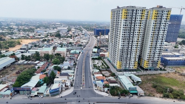 Diện mạo một trong những tuyến đường đẹp nhất Bình Dương kết nối metro số 1 và Bến xe Miền Đông sắp hoàn thành