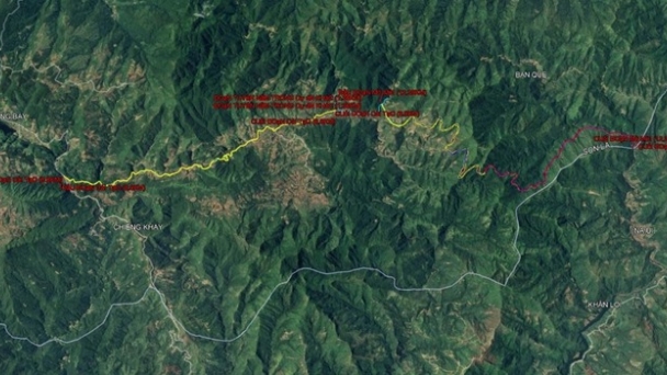 Hé lộ vị trí tuyến đường chiến lược 23km xuyên núi băng rừng kết nối hai tỉnh Tây Bắc