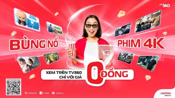 Viettel tiếp tục ra mắt sản phẩm cho mạng 5G- Phim video 4K