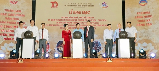 Khai mạc Festival làng nghề, thiết kế sáng tạo tại huyện Thường Tín