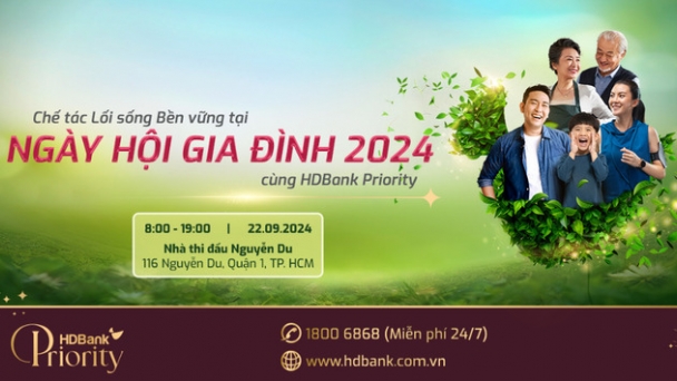 Cùng HDBank Priority chế tác lối sống bền vững tại Ngày hội gia đình 2024