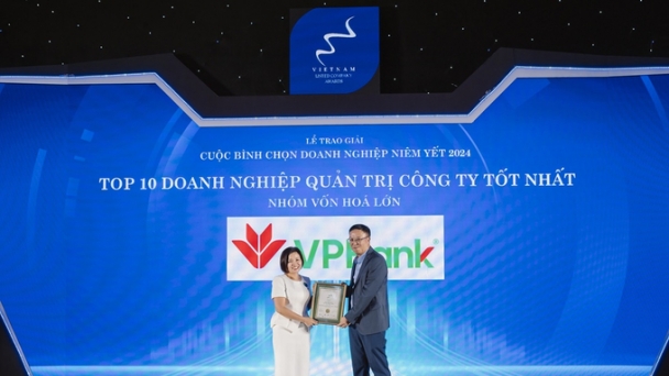 Top 10 Doanh nghiệp Quản trị công ty tốt nhất gọi tên VPBank