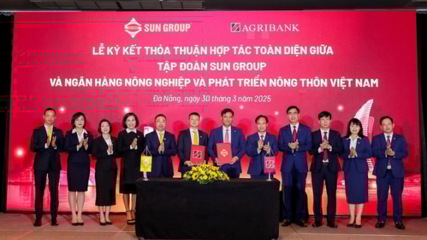Agribank cùng Sun Group ký kết thỏa thuận hợp tác toàn diện