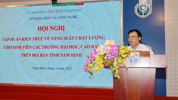 Nâng cao kiến thức về năng suất, chất lượng dựa trên nền tảng KHCN và ĐMST cho sinh viên
