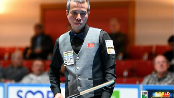 Trần Quyết Chiến giành HCĐ World Cup billiards 3 băng, trở lại số hai thế giới