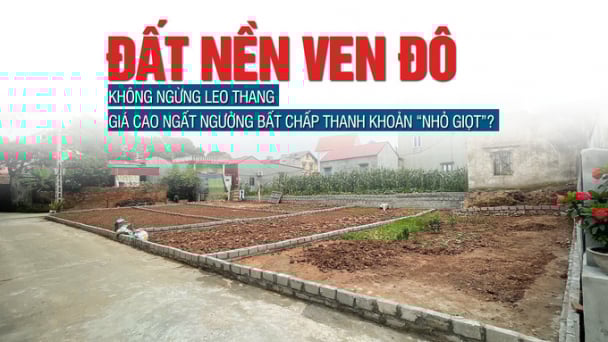 Giá đất nền ven đô không ngừng leo thang, giá cao ngất ngưởng bất chấp thanh khoản “nhỏ giọt”?