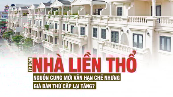 Nhà liền thổ tại TP HCM: Nguồn cung mới vẫn hạn chế nhưng giá bán thứ cấp lại tăng