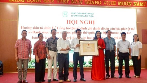 Hà Nội: Thêm 9 di sản văn hóa phi vật thể được ghi danh cấp quốc gia