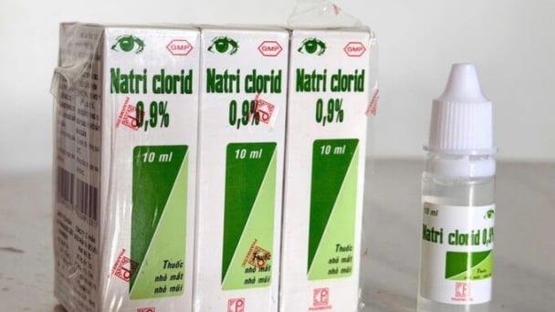 Bộ Y tế thu hồi toàn quốc lô thuốc nhỏ mắt Natri clorid 0,9% không đạt chất lượng