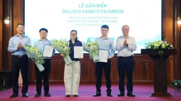 Ninh Bình có thêm 4 điểm đến được gắn biển Du lịch Xanh VITA GREEN