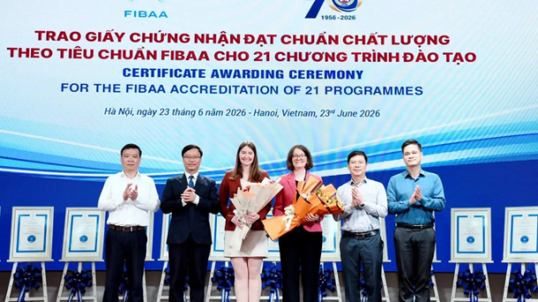 21 chương trình đào tạo của Đại học Kinh tế Quốc dân đạt kiểm định quốc tế