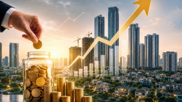 Lực đẩy lớn cho thị trường địa ốc: Dòng tiền lớn sẽ tiếp đà tăng trưởng
