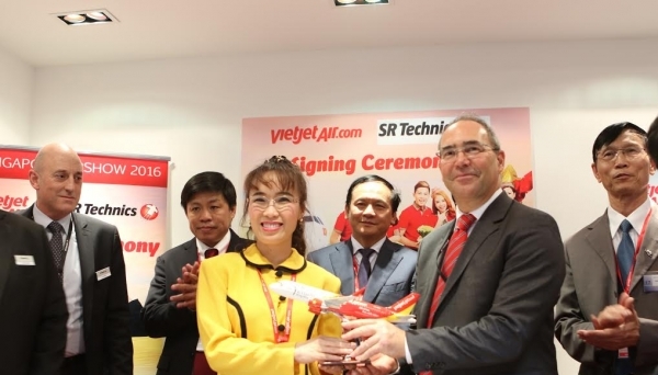 Vietjet ký kết nhiều thỏa thuận tại Triển lãm Singapore Airshow 2016