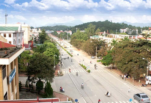 Đường đẹp nhất Điện Biên mang tên Võ Nguyên Giáp