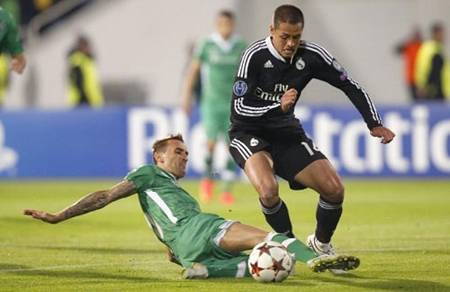 Ludogorets 1-2 Real Madrid: Thất vọng Chicharito