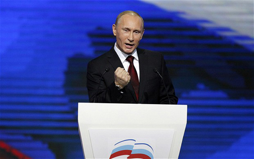 Putin được báo Anh chọn là Nhân vật của năm