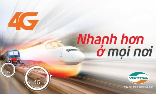 Viettel chính thức thử nghiệm 4G tại tỉnh Bà Rịa Vũng Tàu