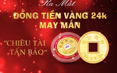 Sacombank - SBJ ra mắt sản phầm đồng tiền may mắn “Chiêu Tài - Tấn Bảo”