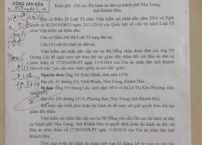  VKSND tối cao yêu cầu tạm hoãn thi hành án vụ kiện 5.2 tỉ đồng