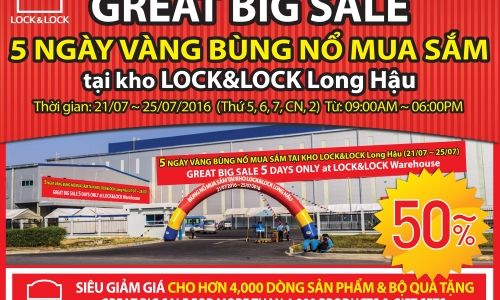 Lock&Lock: 5 ngày bùng nổ mua sắm lớn nhất trong năm