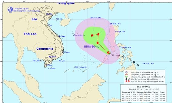 Không khí lạnh tăng cường tràn vào miền Bắc, bão số 9 hình thành trên biển Đông