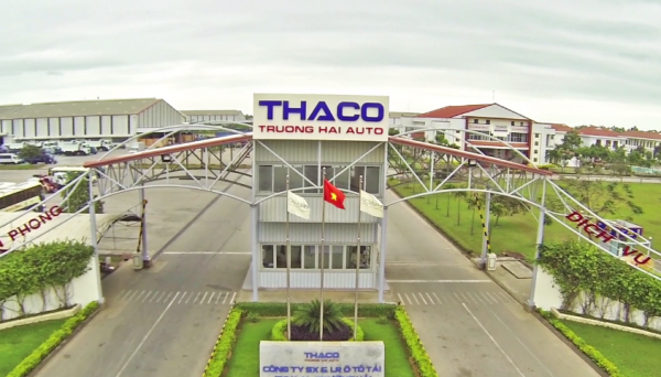 Thaco lần đầu tiên xuất khẩu lô Sơmi rơmoóc sang Colombia