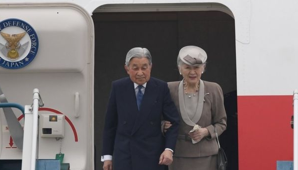 Những hình ảnh đầu tiên của Nhật hoàng Akihito ở Hà Nội