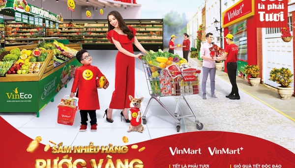 Sắm Tết trúng vàng tại Vinmart & Vinmart+