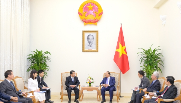 Thủ tướng Nguyễn Xuân Phúc tiếp Đoàn Nghị sỹ Nhật Bản sang thăm và làm việc tại Việt Nam