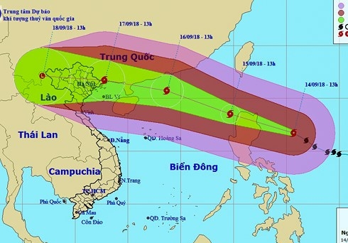 Chủ động ứng phó với cơn bão Mangkhut