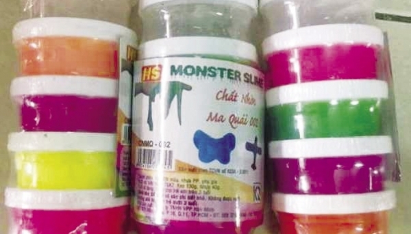 Cảnh báo “chất nhờn ma quái - slime” gây nguy hiểm cho trẻ