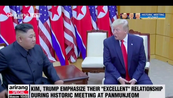 Ông Trump đặt chân lên lãnh thổ Triều Tiên, hy vọng mới cho hòa bình trên bán đảo Triều Tiên