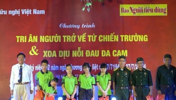 “Tri ân Người trở về từ chiến trường - Xoa dịu nỗi đau da cam' 