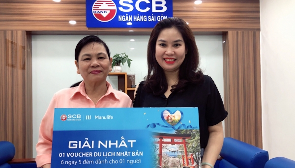 SCB trao tặng những chuyến du lịch giá trị cho khách hàng 