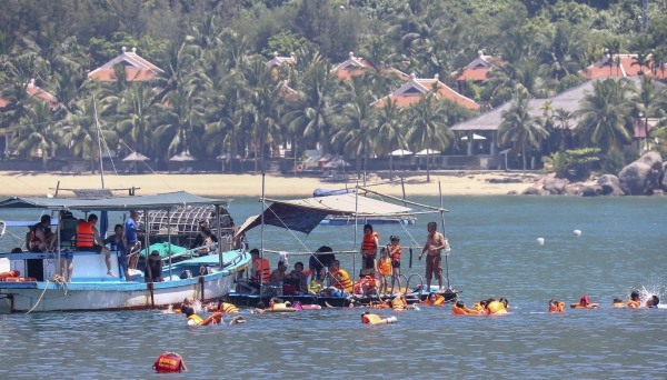 Nhiều tàu thuyền du lịch tại bán đảo Sơn Trà hoạt động không phép