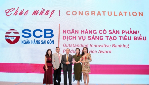 SCB lần thứ 3 liên tiếp nhận giải thưởng “Ngân hàng có sản phẩm dịch vụ sáng tạo tiêu biểu” của IDG