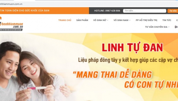 Sản phẩm Linh Tự Đan lợi dụng hình ảnh Thứ trưởng Bộ Y tế để “thổi phồng” công dụng?