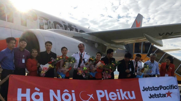 Jetstar Pacific mở đường bay Hà Nội - Pleiku 