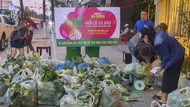 Người Đà Nẵng chung tay giải cứu nông sản Hải Dương