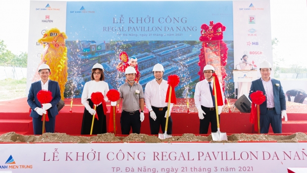 Đất Xanh Miền Trung phát triển dòng sản phẩm shophouse siêu sang chuẩn quốc tế Regal Pavillon
