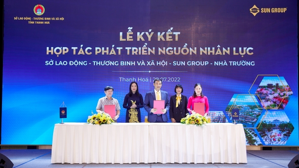 Sun Group hợp tác đào tạo nâng cao chất lượng nguồn nhân lực tại Thanh Hóa