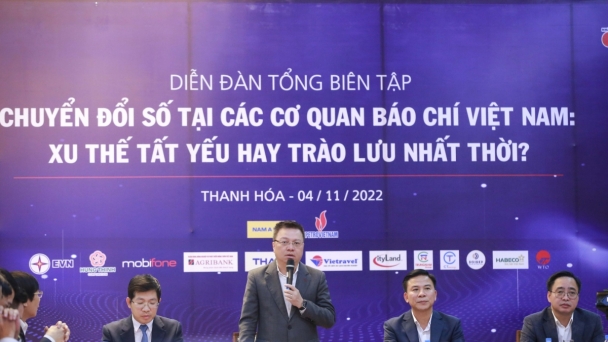 Diễn đàn Tổng biên tập: Chuyển đổi số tại cơ quan báo chí Việt Nam -  Xu thế tất yếu hay trào lưu nhất thời?