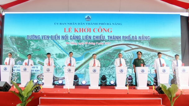 Đà Nẵng: Khởi công tuyến đường ven biển nối Cảng Liên Chiểu trị giá 1.203 tỷ đồng