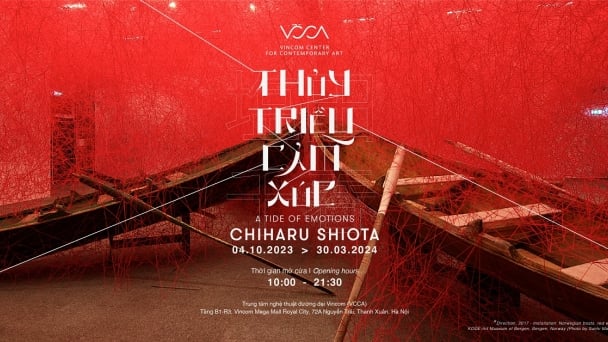 Mở cửa triển lãm sắp đặt “Thuỷ triều cảm xúc” của nghệ sĩ Chiharu Shiota tại Việt Nam