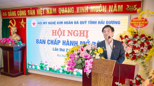 Hội Mỹ nghệ Kim hoàn Đá quý tỉnh Hải Dương có Chủ tịch mới