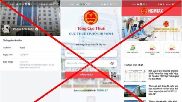 Cảnh báo giả mạo cơ quan thuế, lừa chiếm thông tin dùng vào mục đích phi pháp
