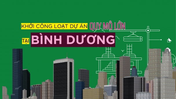 Inforgraphic: Bình Dương liên tục khởi công nhiều dự án khủng