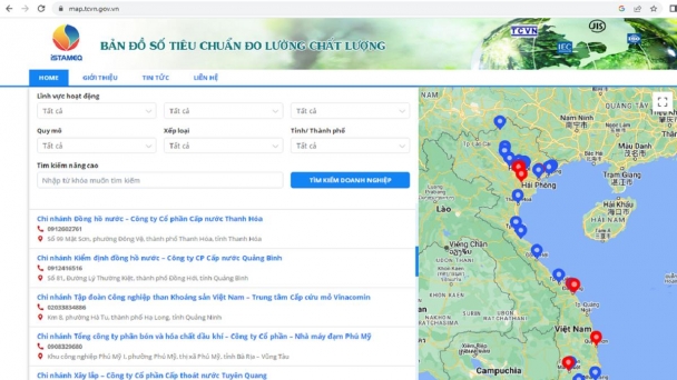 iSTAMEQ map - thúc đẩy nhanh quá trình chuyển đổi số trong hoạt động Tiêu chuẩn Đo lường Chất lượng