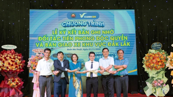 Taxi Việt Đức chuyển đổi sang xe điện, tiên phong bảo vệ môi trường tại Đắk Lắk