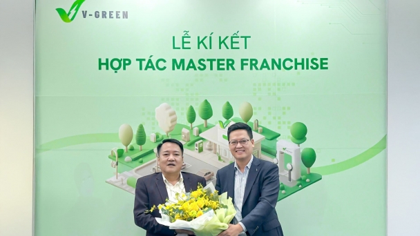 Vasia hợp tác đầu tư trạm sạc nhượng quyền V-GREEN tại Bắc Ninh